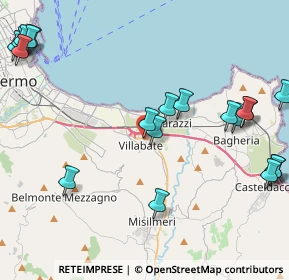 Mappa Via Giovanni Militello, 90039 Villabate PA, Italia (6.156)