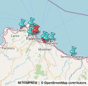 Mappa 90039 Villabate PA, Italia (15.96636)