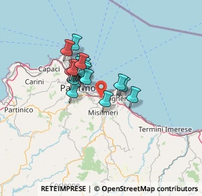 Mappa 90039 Villabate PA, Italia (10.44947)