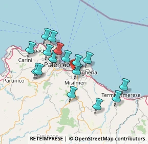 Mappa 90039 Villabate PA, Italia (14.55313)