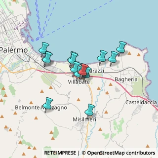 Mappa 90039 Villabate PA, Italia (2.89067)