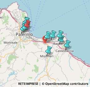 Mappa 90039 Villabate PA, Italia (6.93545)