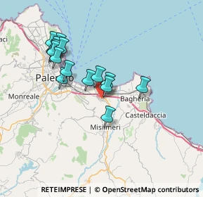 Mappa 90039 Villabate PA, Italia (7.35125)