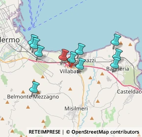 Mappa 90039 Villabate PA, Italia (3.73182)