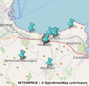 Mappa 90039 Villabate PA, Italia (2.89545)