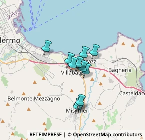 Mappa 90039 Villabate PA, Italia (2.34083)