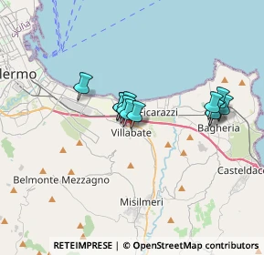 Mappa 90039 Villabate PA, Italia (2.89417)
