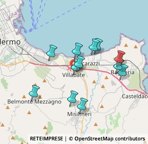 Mappa 90039 Villabate PA, Italia (3.51)