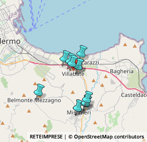 Mappa 90039 Villabate PA, Italia (2.95333)