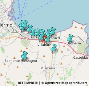 Mappa 90039 Villabate PA, Italia (3.25125)