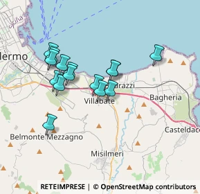 Mappa 90039 Villabate PA, Italia (3.29667)