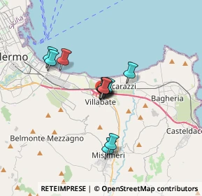 Mappa 90039 Villabate PA, Italia (2.58545)