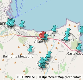 Mappa Via Beta III, 90039 Villabate PA, Italia (5.0865)