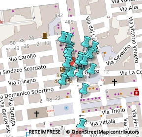 Mappa Via Domenico Sciortino, 90011 Bagheria PA, Italia (0.01667)