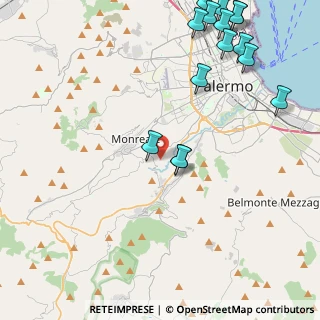 Mappa Via Andragna, 90046 Monreale PA, Italia (6.38133)
