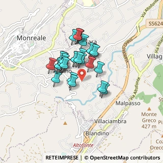 Mappa Via Andragna, 90046 Monreale PA, Italia (0.69286)