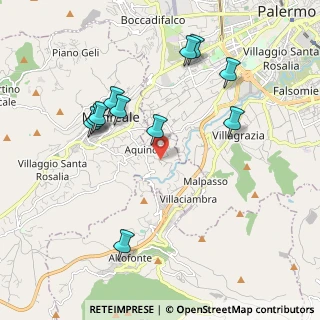 Mappa Via Andragna, 90046 Monreale PA, Italia (2.26364)