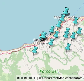 Mappa Via Domenico Cimarosa, 98076 Sant'Agata di Militello ME, Italia (8.11158)