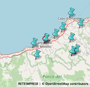 Mappa Via Domenico Cimarosa, 98076 Sant'Agata di Militello ME, Italia (8.08917)