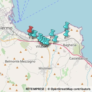 Mappa Via Francesco Cilea, 90039 Villabate PA, Italia (2.33357)