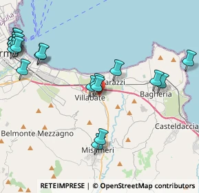 Mappa Via Francesco Cilea, 90039 Villabate PA, Italia (5.9105)