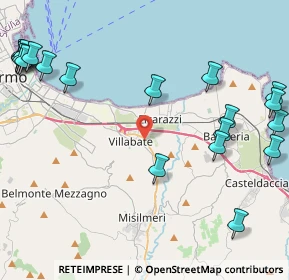 Mappa Via Francesco Cilea, 90039 Villabate PA, Italia (6.714)