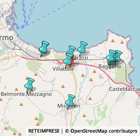 Mappa Via Francesco Cilea, 90039 Villabate PA, Italia (3.85364)