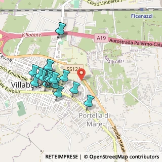 Mappa Via Francesco Cilea, 90039 Villabate PA, Italia (0.536)