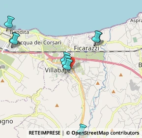 Mappa Via Francesco Cilea, 90039 Villabate PA, Italia (3.742)