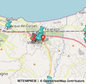 Mappa Via Francesco Cilea, 90039 Villabate PA, Italia (3.584)