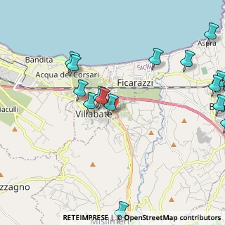 Mappa Via Francesco Cilea, 90039 Villabate PA, Italia (3.09588)
