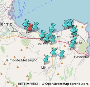 Mappa Corso Vittorio Emanuele, 90039 Villabate PA, Italia (3.484)