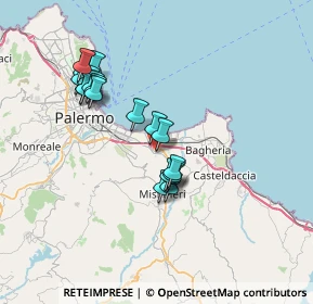 Mappa Corso Vittorio Emanuele, 90039 Villabate PA, Italia (7.2925)