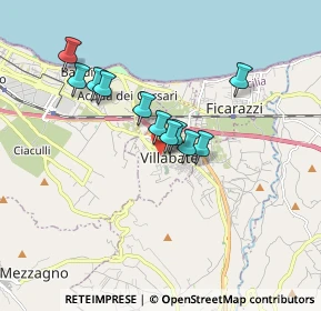 Mappa Via Tenente Ferrito, 90039 Villabate PA, Italia (1.51091)