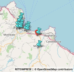 Mappa Via Tenente Ferrito, 90039 Villabate PA, Italia (7.60833)