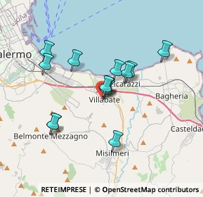 Mappa Via Tenente Ferrito, 90039 Villabate PA, Italia (3.32769)