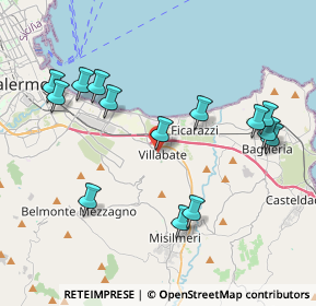 Mappa Via Tenente Ferrito, 90039 Villabate PA, Italia (4.72286)