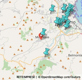 Mappa Piazzale Florio, 90046 Monreale PA, Italia (5.73375)