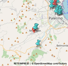 Mappa Piazzale Florio, 90046 Monreale PA, Italia (6.94882)