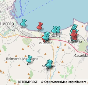 Mappa Via San Pietro, 90039 Villabate PA, Italia (4.292)