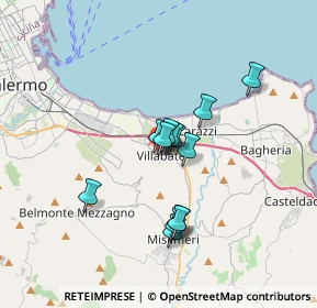 Mappa Via Municipio, 90039 Villabate PA, Italia (2.80077)