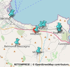 Mappa Via Municipio, 90039 Villabate PA, Italia (4.77182)