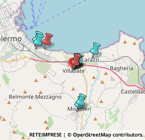Mappa Via Municipio, 90039 Villabate PA, Italia (2.55818)