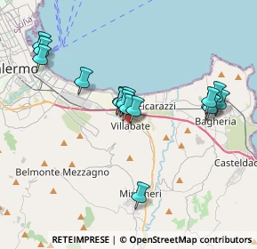 Mappa Via Municipio, 90039 Villabate PA, Italia (3.945)