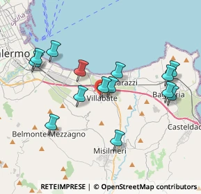 Mappa Viale Europa, 90039 Villabate PA, Italia (4.175)