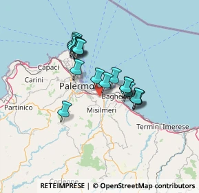 Mappa Via Municipio, 90039 Villabate PA, Italia (11.952)