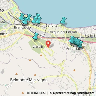 Mappa Via Conte Federico a Brancaccio, 90124 Palermo PA, Italia (2.80313)