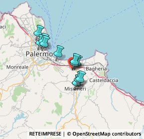 Mappa Cortile Carini, 90039 Villabate PA, Italia (5.19083)