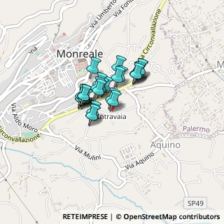 Mappa Via Frassinelli e Mulini, 90046 Monreale PA, Italia (0.3)