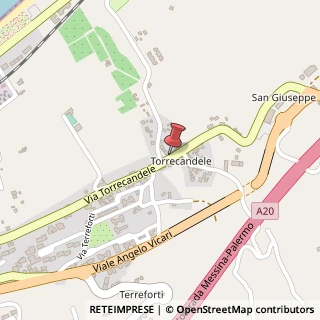 Mappa Via Torrecandele, 105, 98076 Sant'Agata di Militello, Messina (Sicilia)